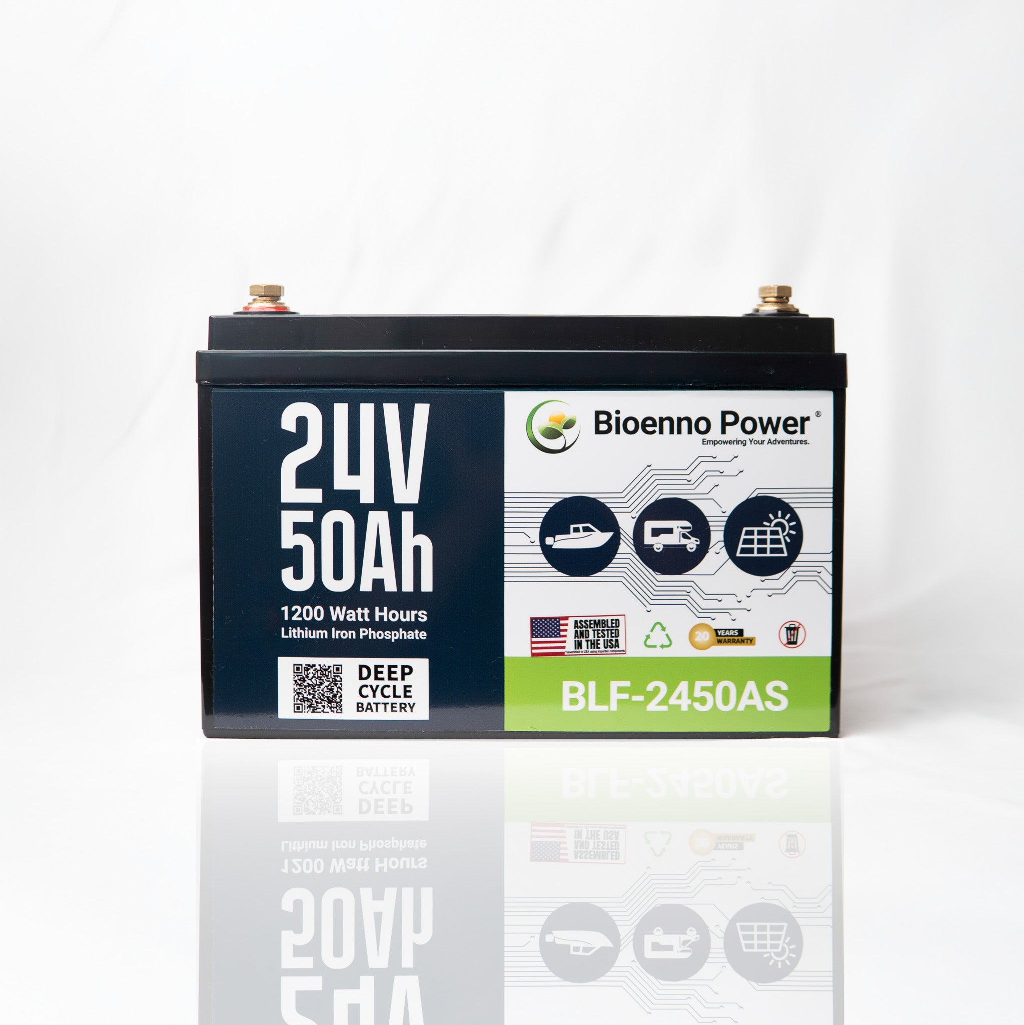 24V, 50Ah LFP Battery (ABS, BLF-2450AS)