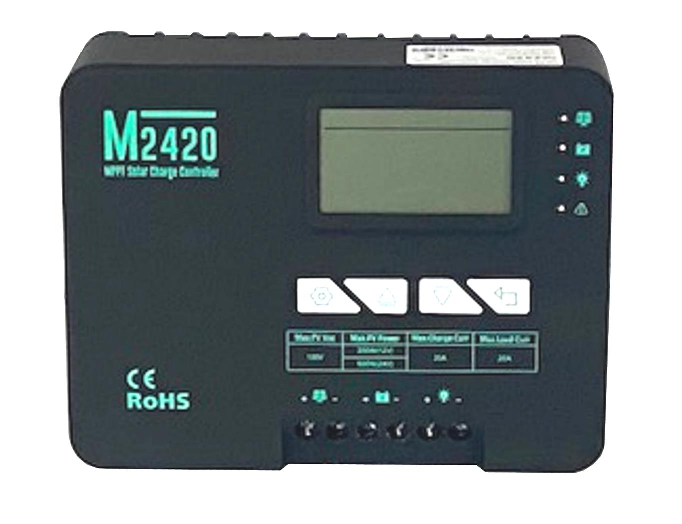12V/24V, 20A Solar Charge Controller (MPPT) for LiFePO4 Batteries (SC-122420NE)
