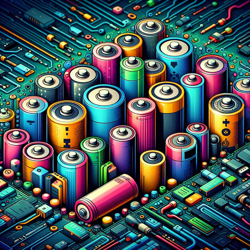 Series of different size raw lithium cells for the lithium battery revolution