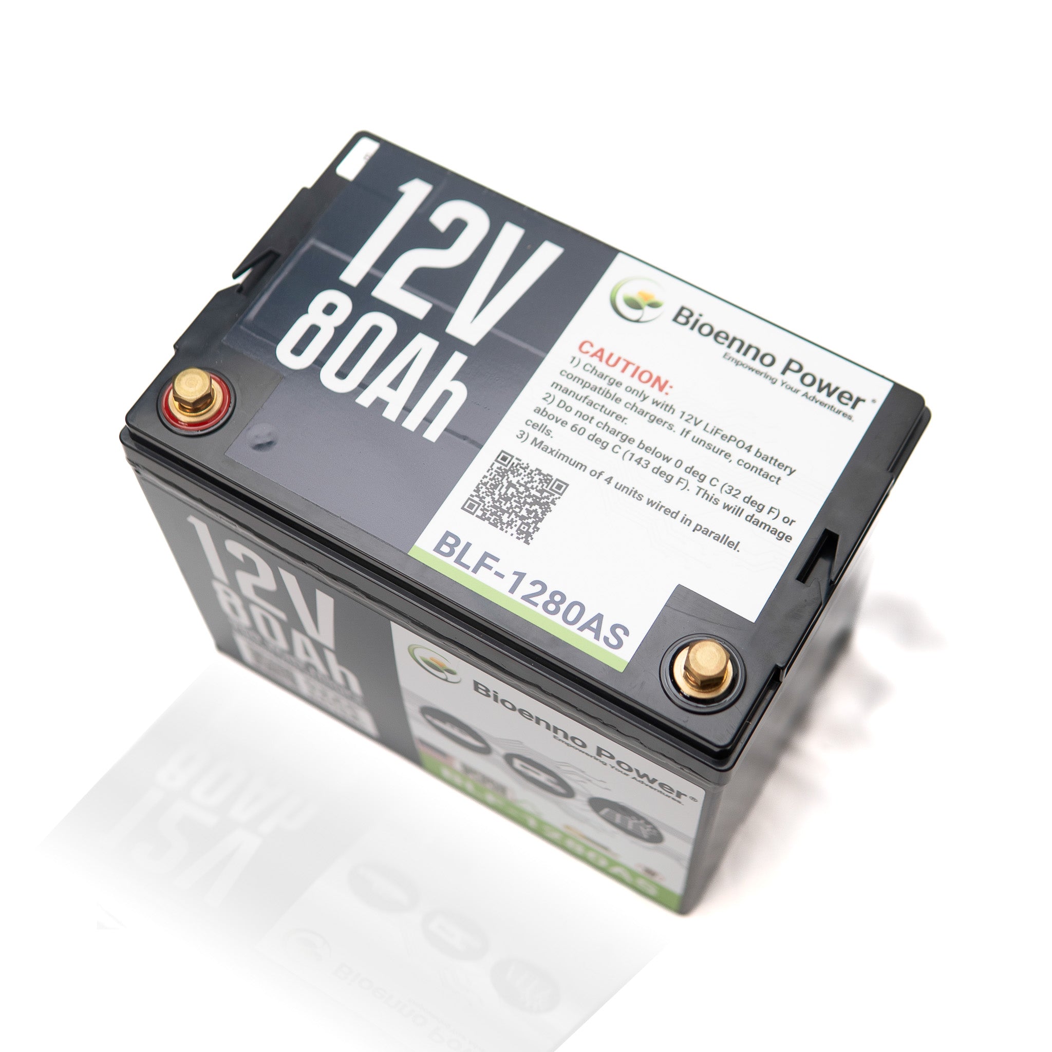 12V, 80Ah LFP Battery (ABS, BLF-1280AS)