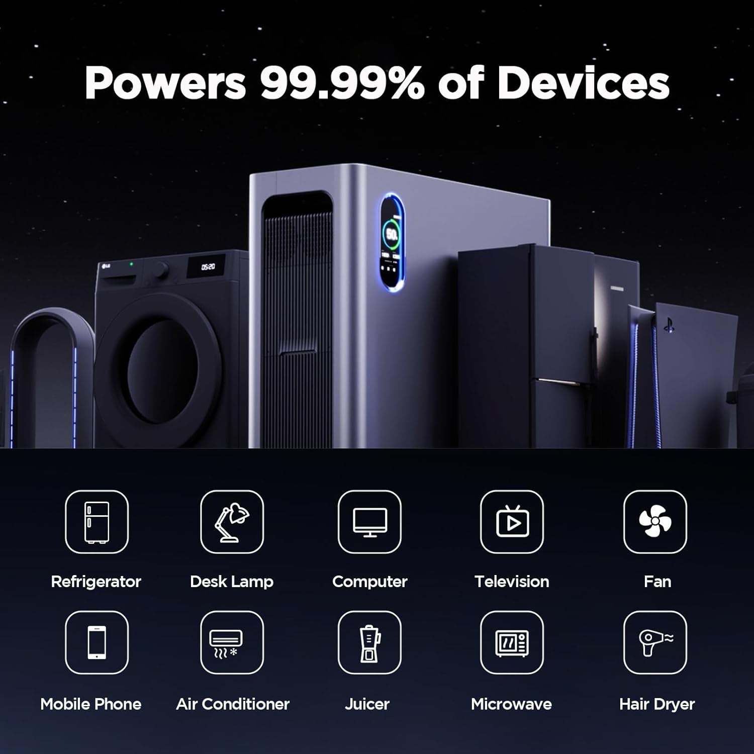 Bioenno Power 3000 Watt-Hour Renewable Power Station (BPP-H3000)