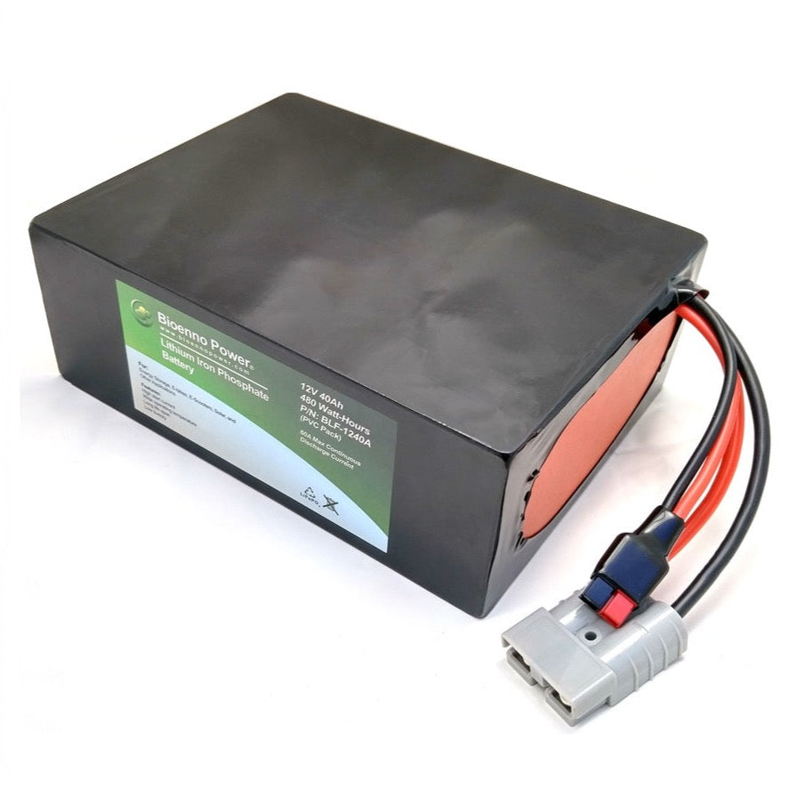 12V, 40Ah LFP Battery (PVC, BLF-1240A)