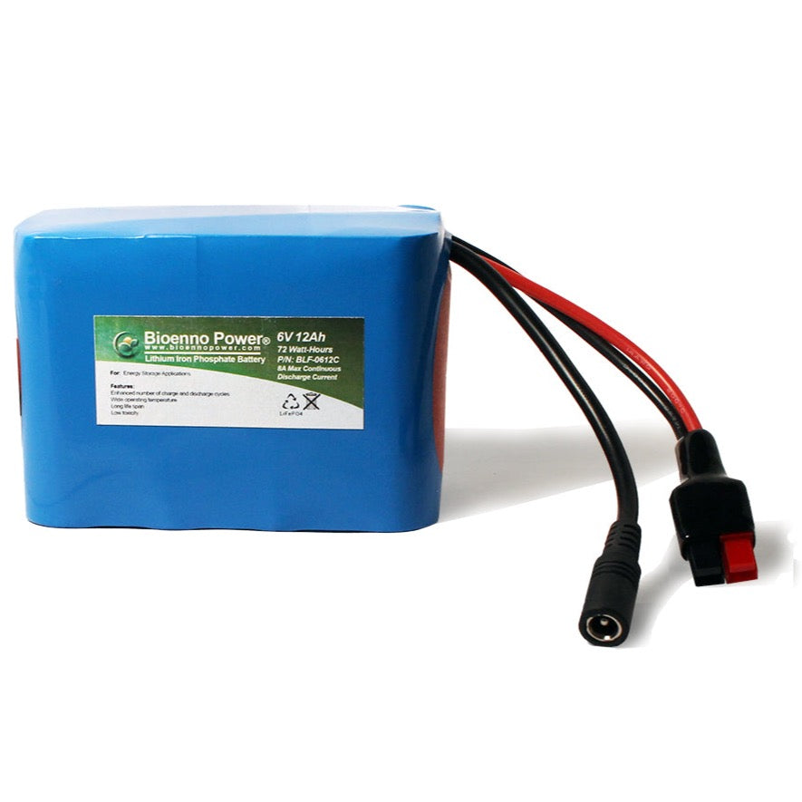 6V, 12Ah LFP Battery (PVC, BLF-0612C)